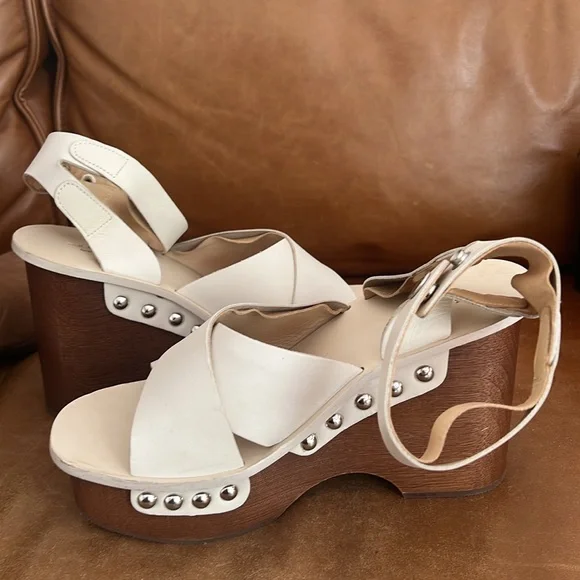 White Rag & Bone platform sandals. Worn <5 times. - Picture 2 of 4
